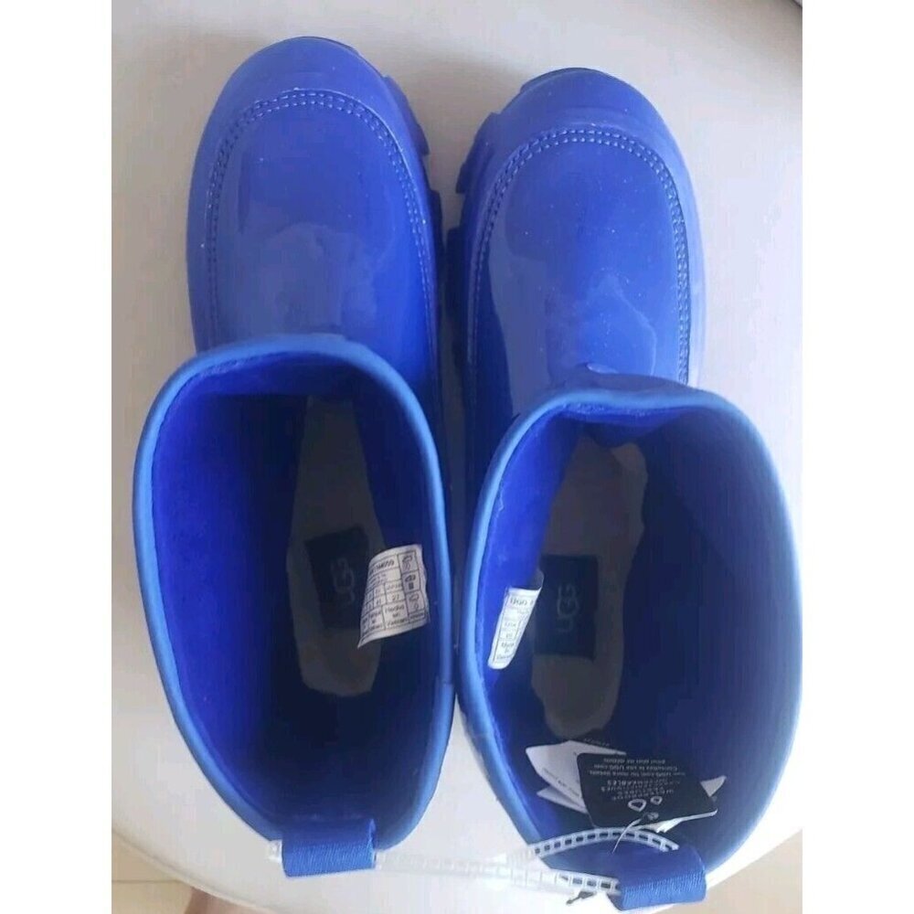 NEW UGG CLASSIC BRELLAH MINI WEATHERPROOF BOOTS SZ 7 BLUE - Picture 3 of 7